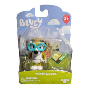 NEW - Bluey's Friend - Honey & Book - Bluey Story Starter Pack Figure Set